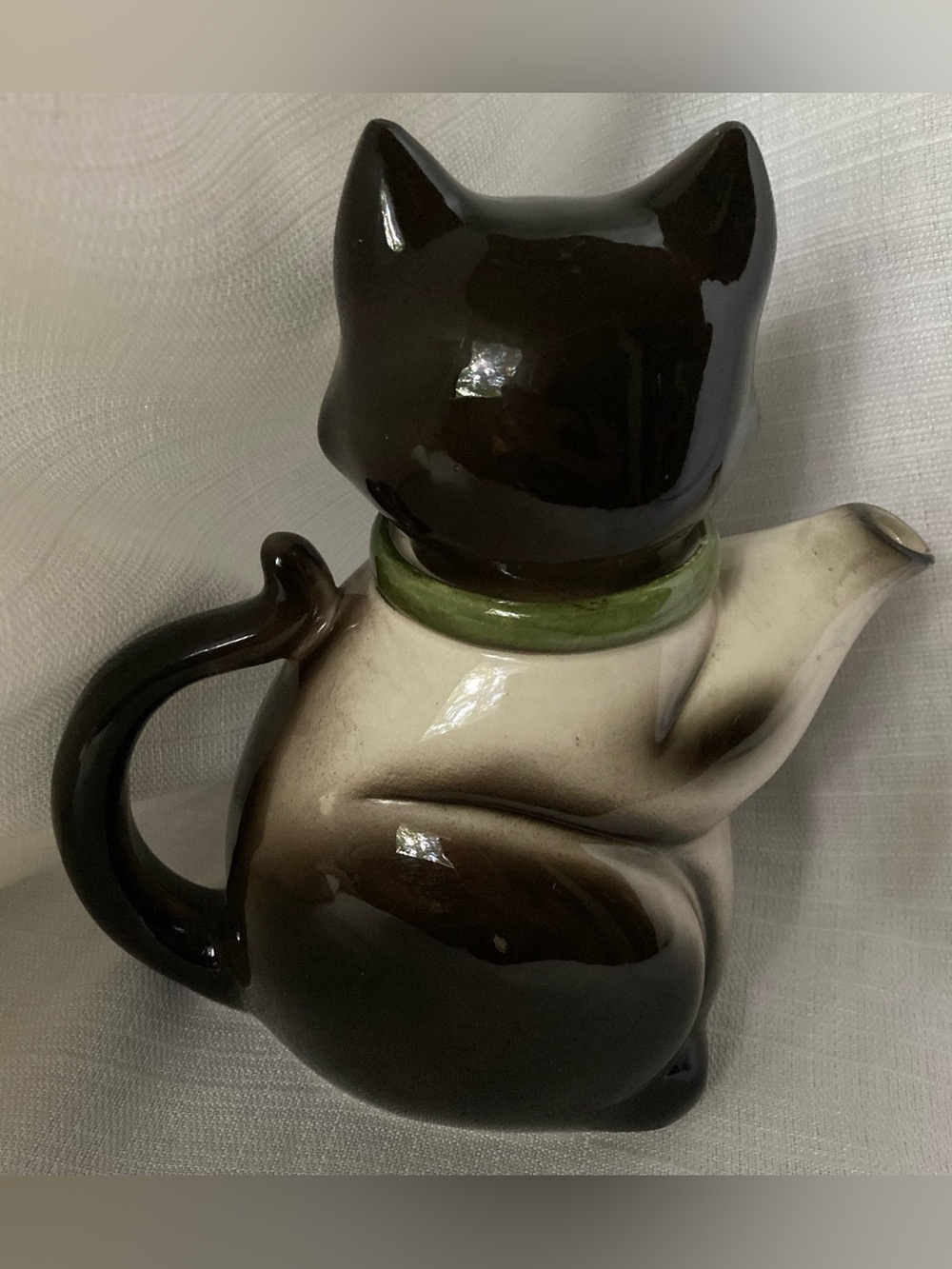1972 Vintage CMI Japan Ceramic Novelty Kitty Cat Lidded Teapot! - Picture 5 of 12